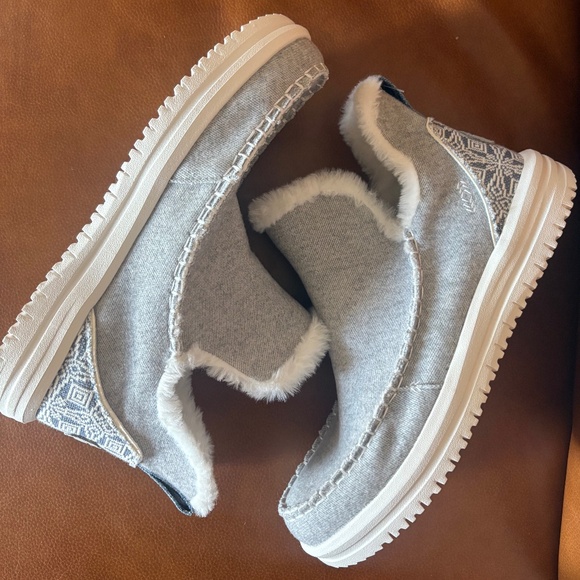 NWT - HEY DUDE Camden Brushed Cozy - SZ 10 - Picture 3 of 15